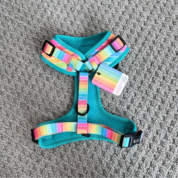 COPY - Sassy Woof Adjustable Dog Harness - Sassy Stripes - Picture 2 of 4